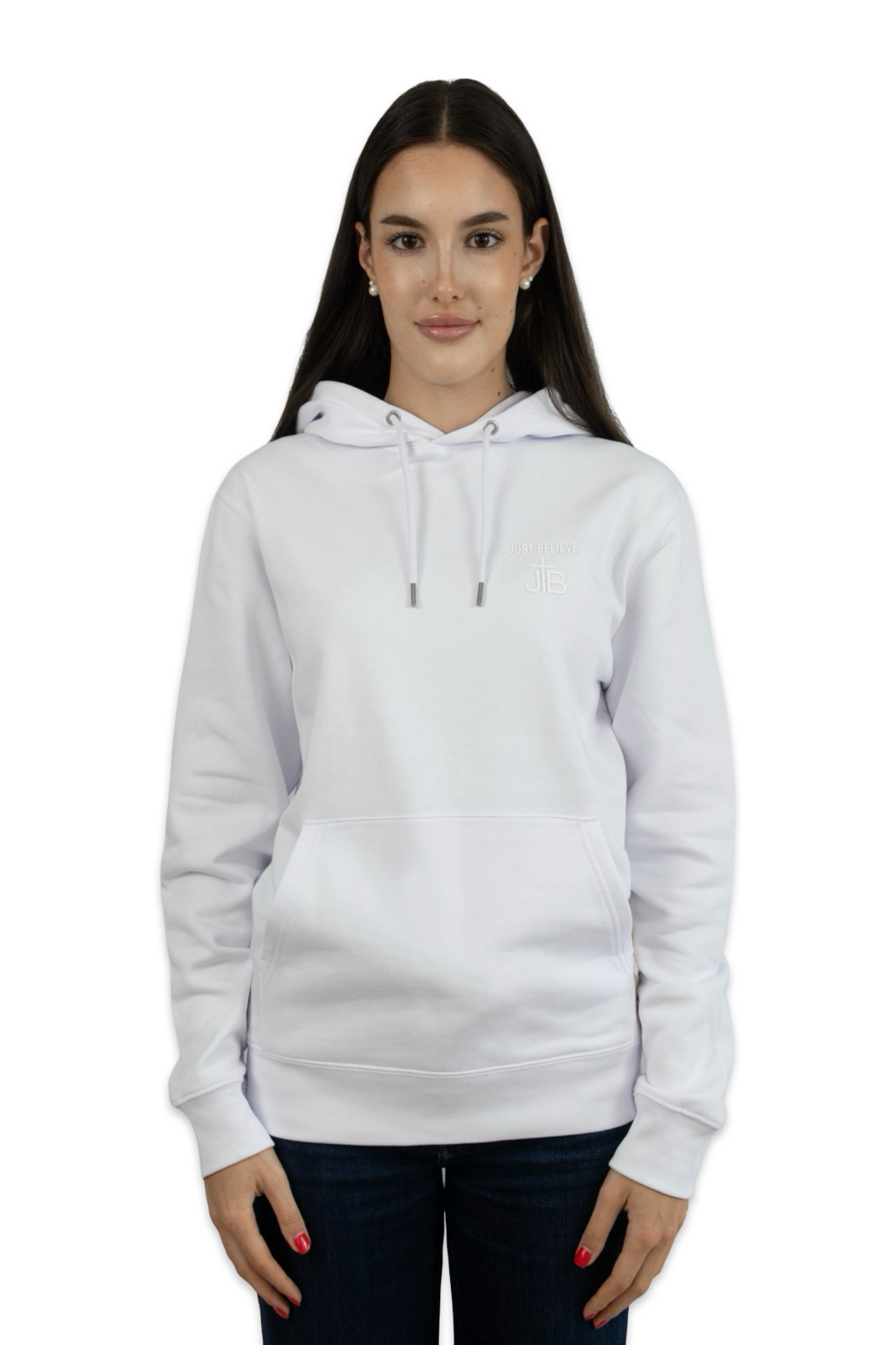 Hoodie weiß