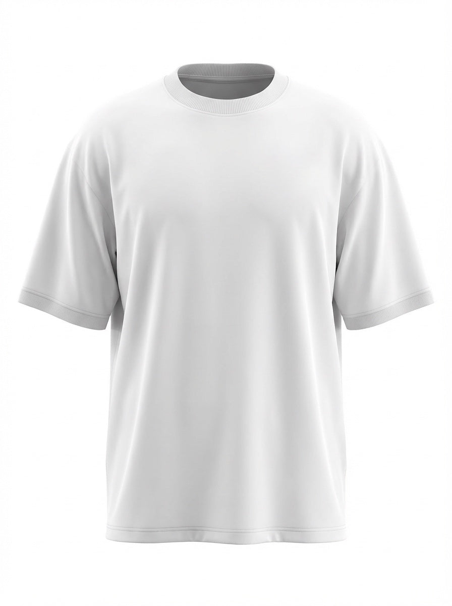 T-Shirt oversized weiß