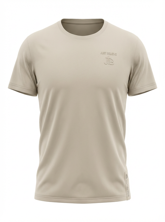 T-Shirt kurzarm beige
