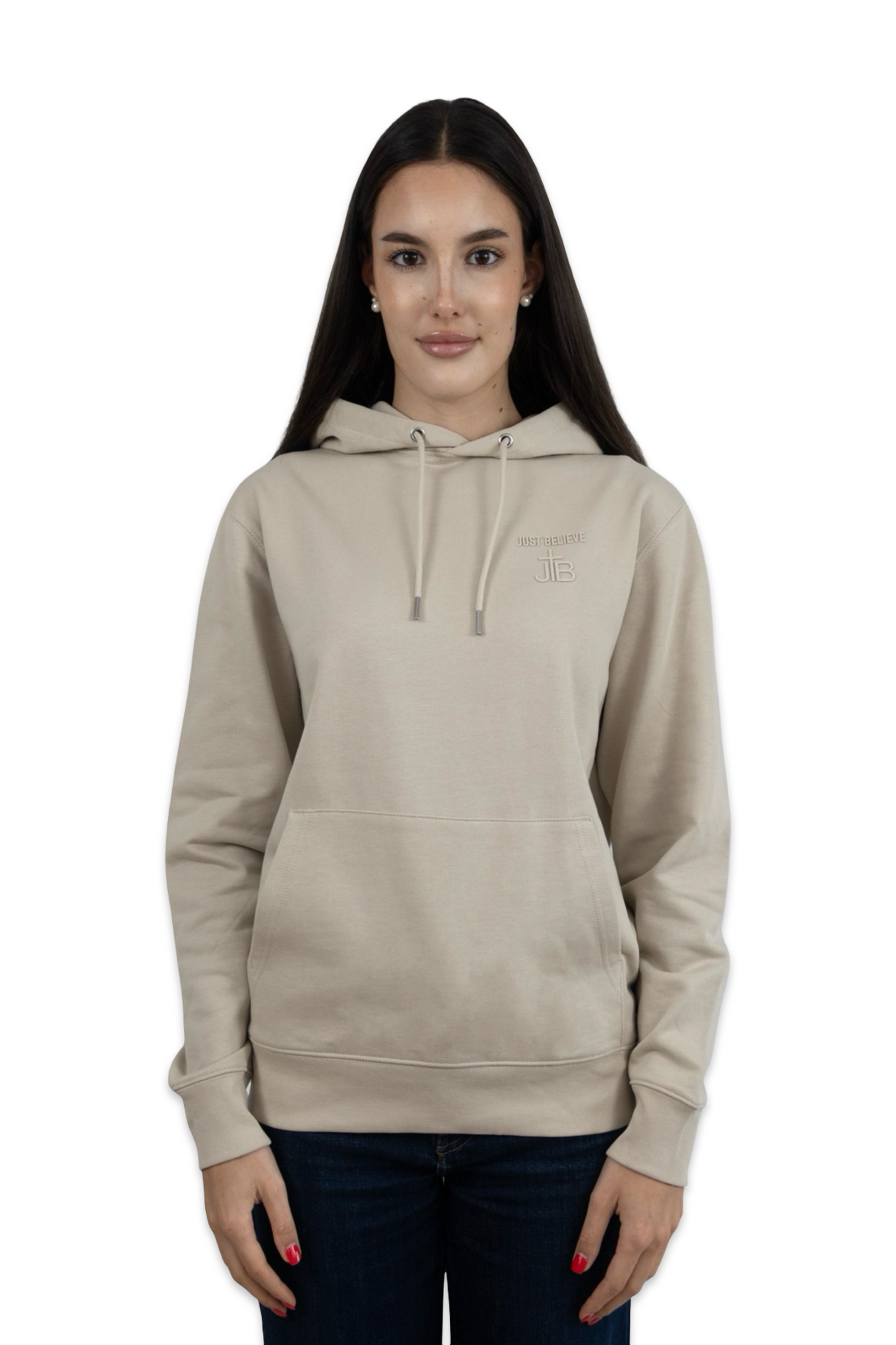 Hoodie beige