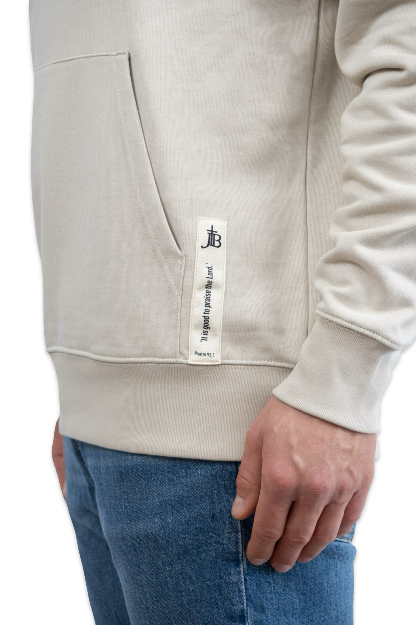 Hoodie beige