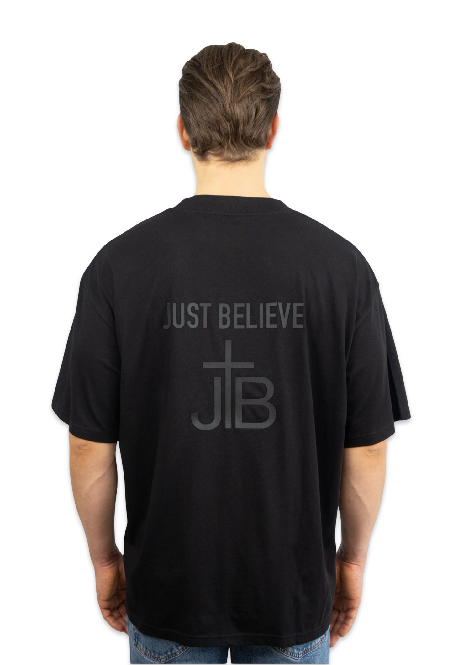 T-Shirt oversized schwarz