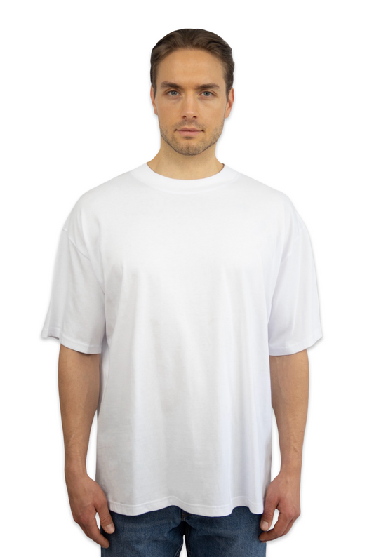 T-Shirt oversized weiß