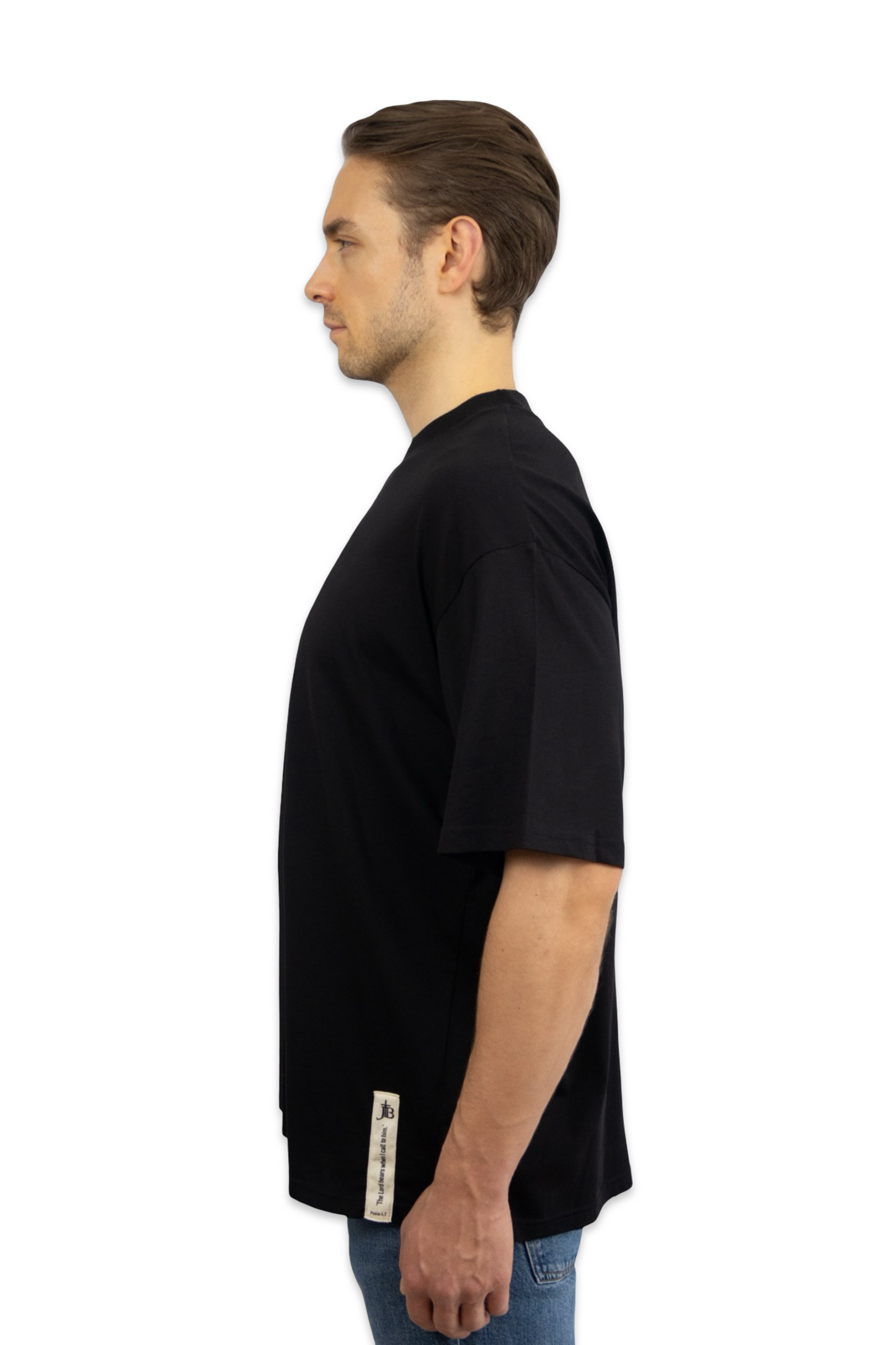 T-Shirt oversized schwarz