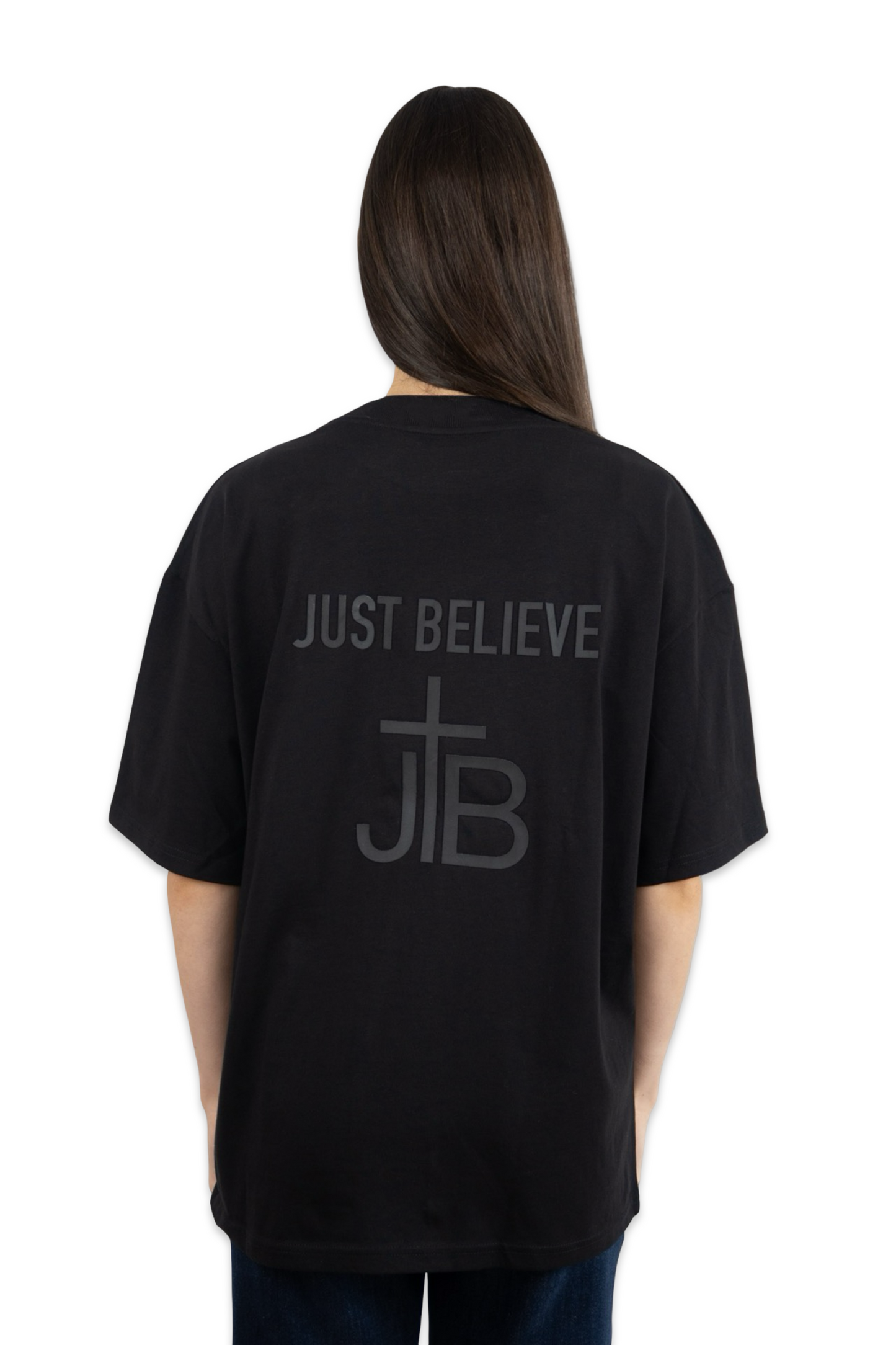 T-Shirt oversized schwarz