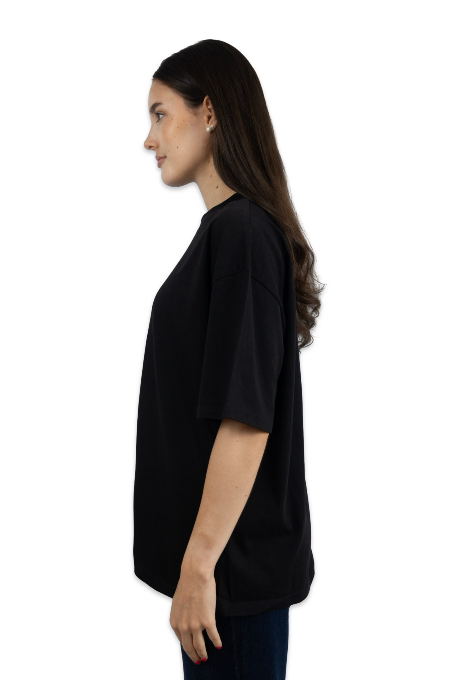 T-Shirt oversized schwarz