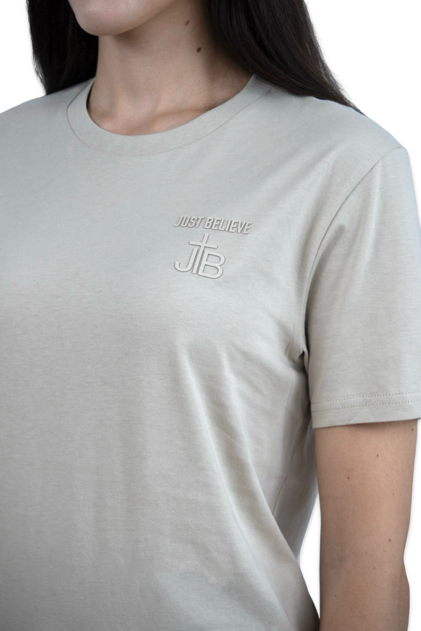 T-Shirt kurzarm beige