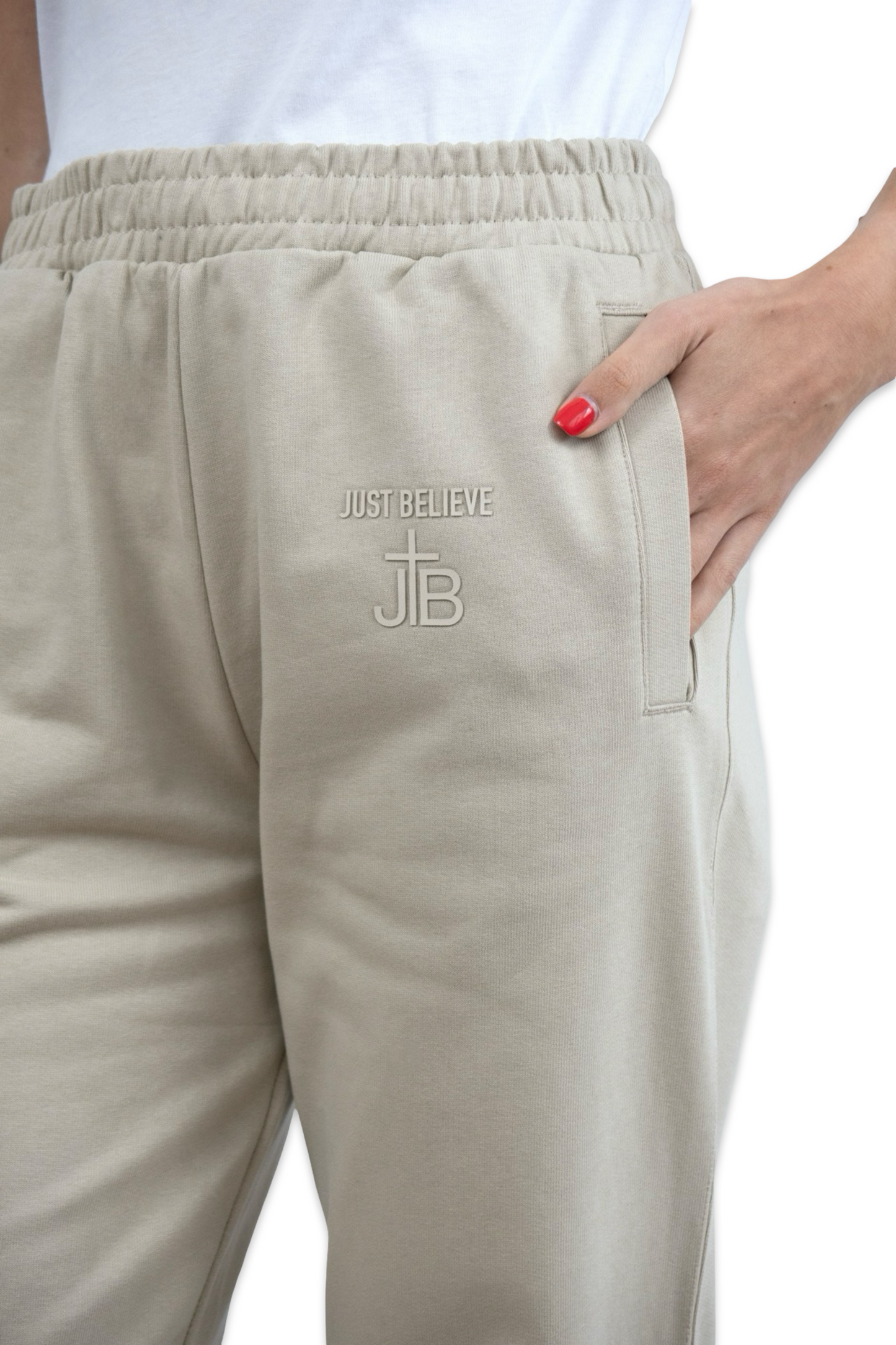 Jogginghose beige