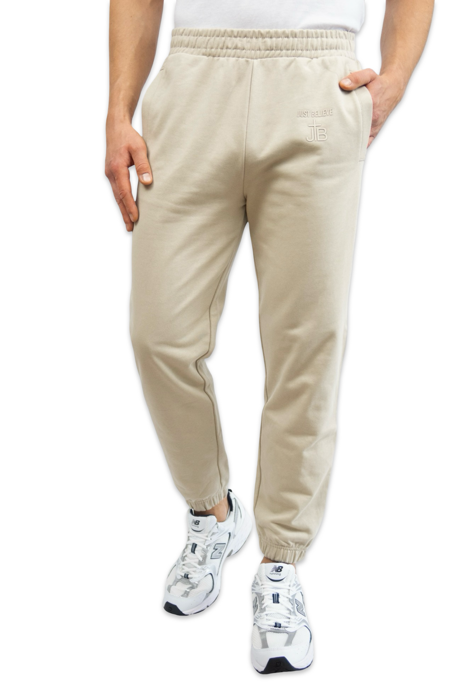Jogginghose beige