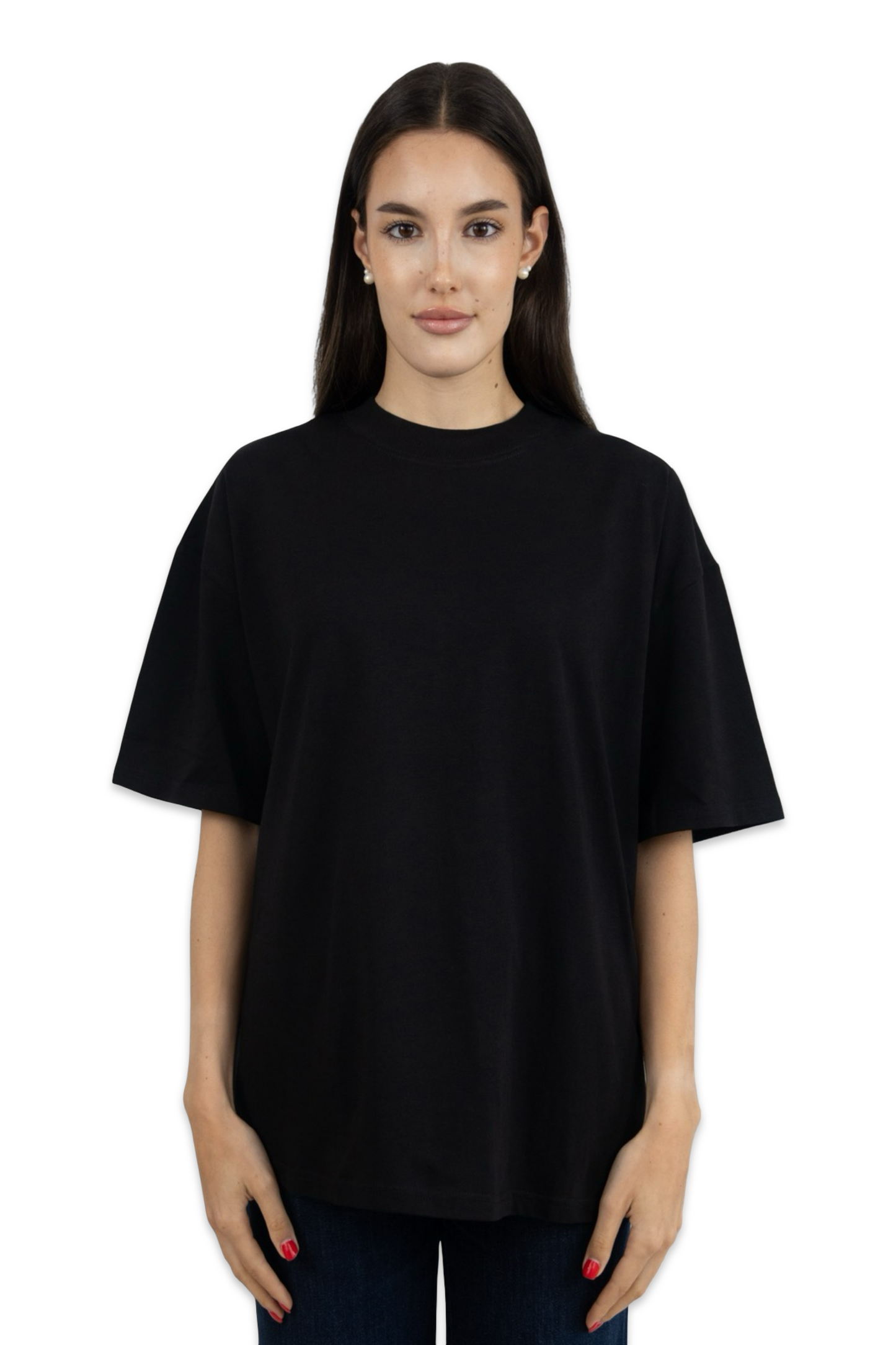 T-Shirt oversized schwarz